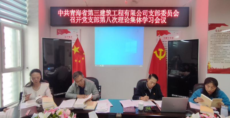 三建公司黨支部召開第八次理論集體學習會 ----集團黨委委員、紀委書記講主題教育專題黨課