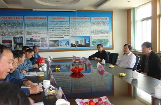 劉崇珩、馮志洪蒞臨青海物產(chǎn)北川工業(yè)物流園參觀