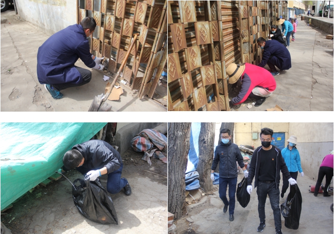 中共青海省第三建筑工程有限公司支部委員會開展“黨旗領航，愛衛(wèi)同行”主題黨日活動